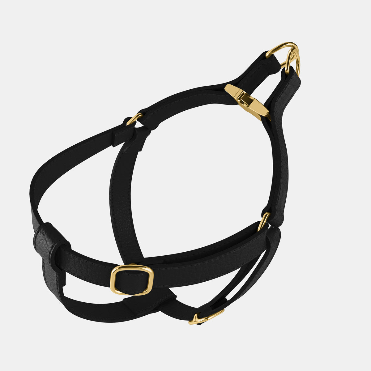Leather Dog Harness - Black - RYAN London