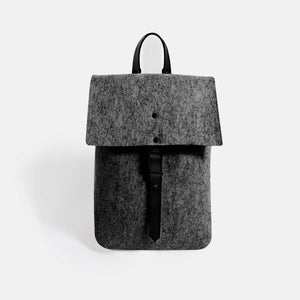 Wool Felt Backpack - Grey