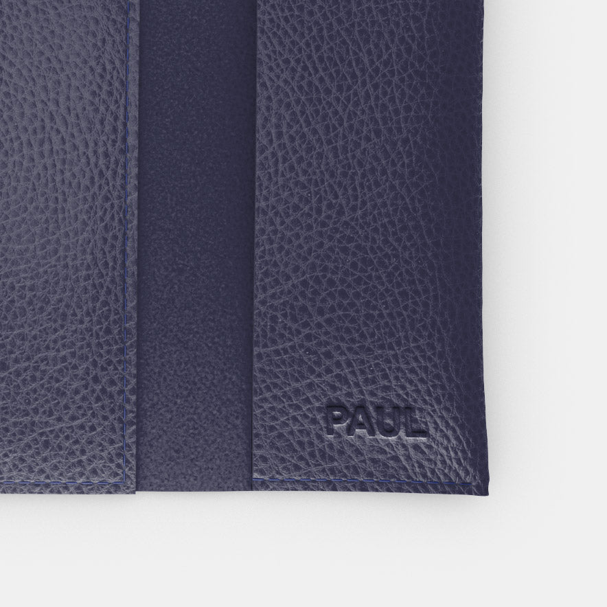 Leather Roll - Navy and Mint - RYAN London