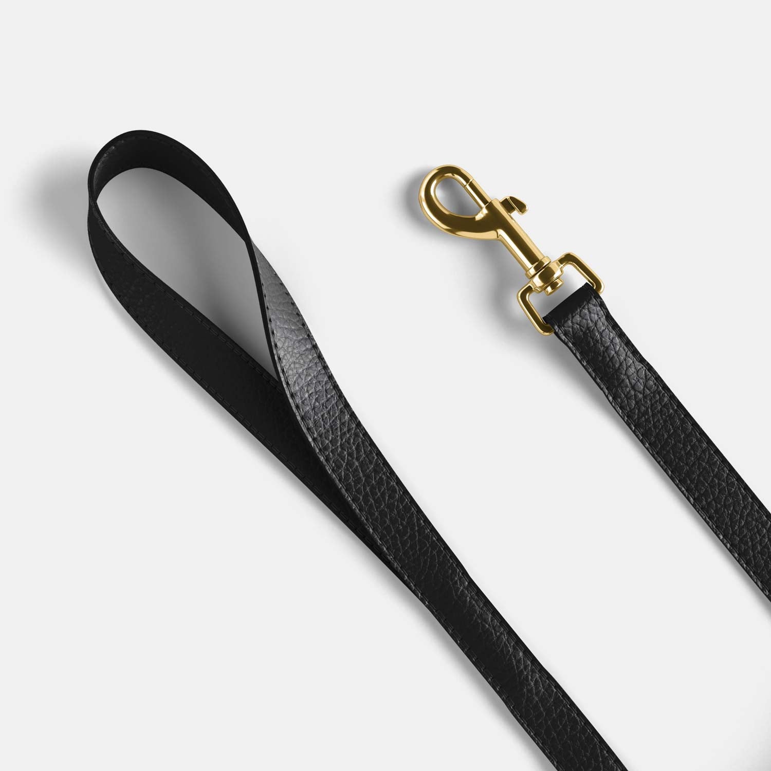 Leather Dog Lead - Black - RYAN London