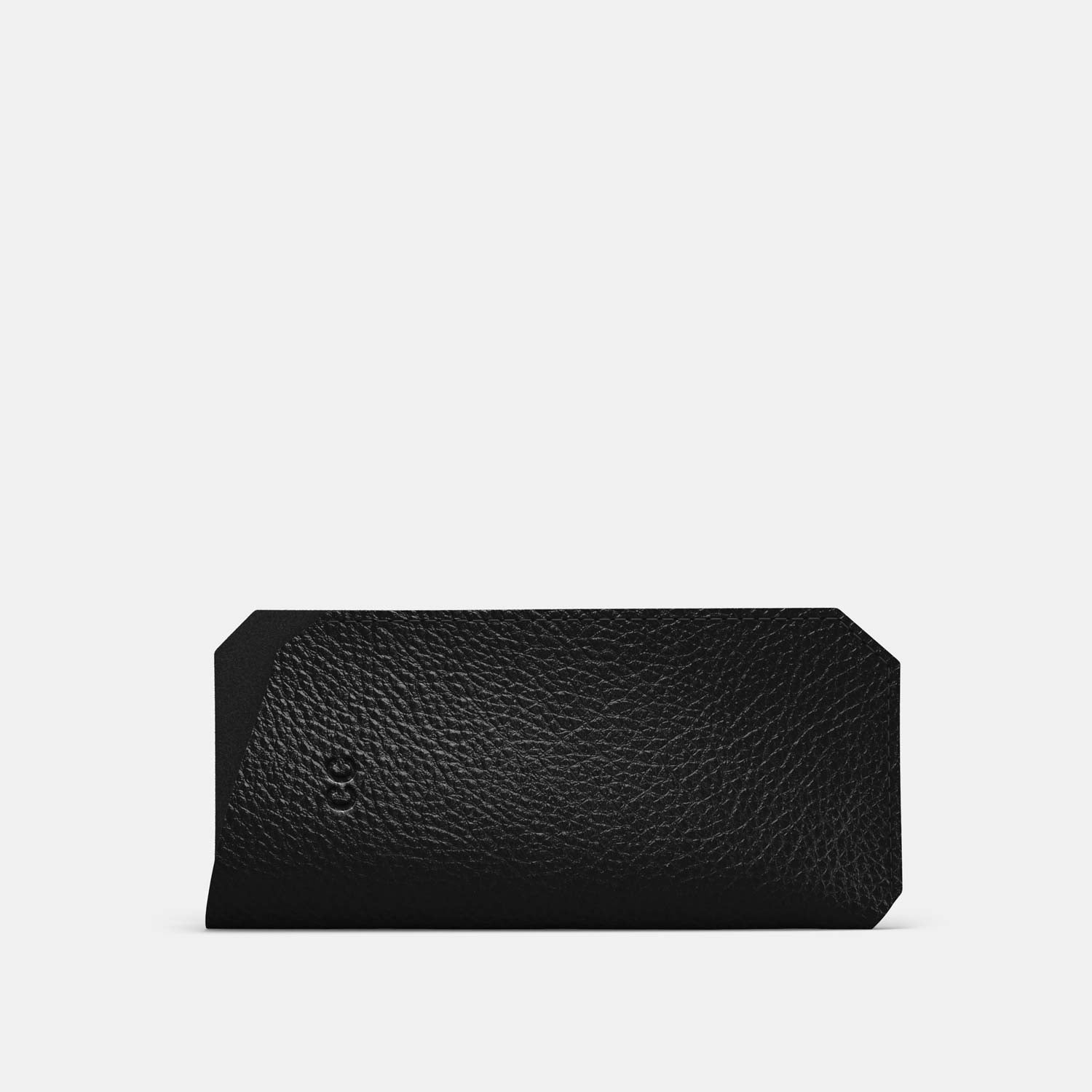 Leather Sunglasses Case - Black and Black - RYAN London