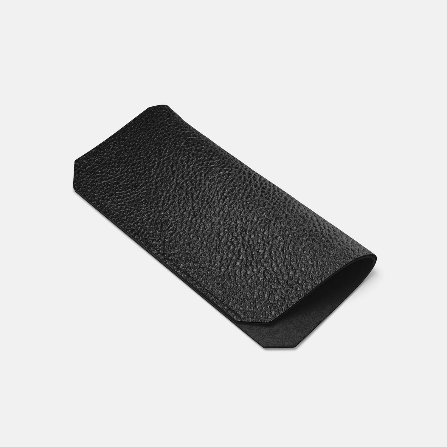 Leather Sunglasses Case - Black and Black - RYAN London