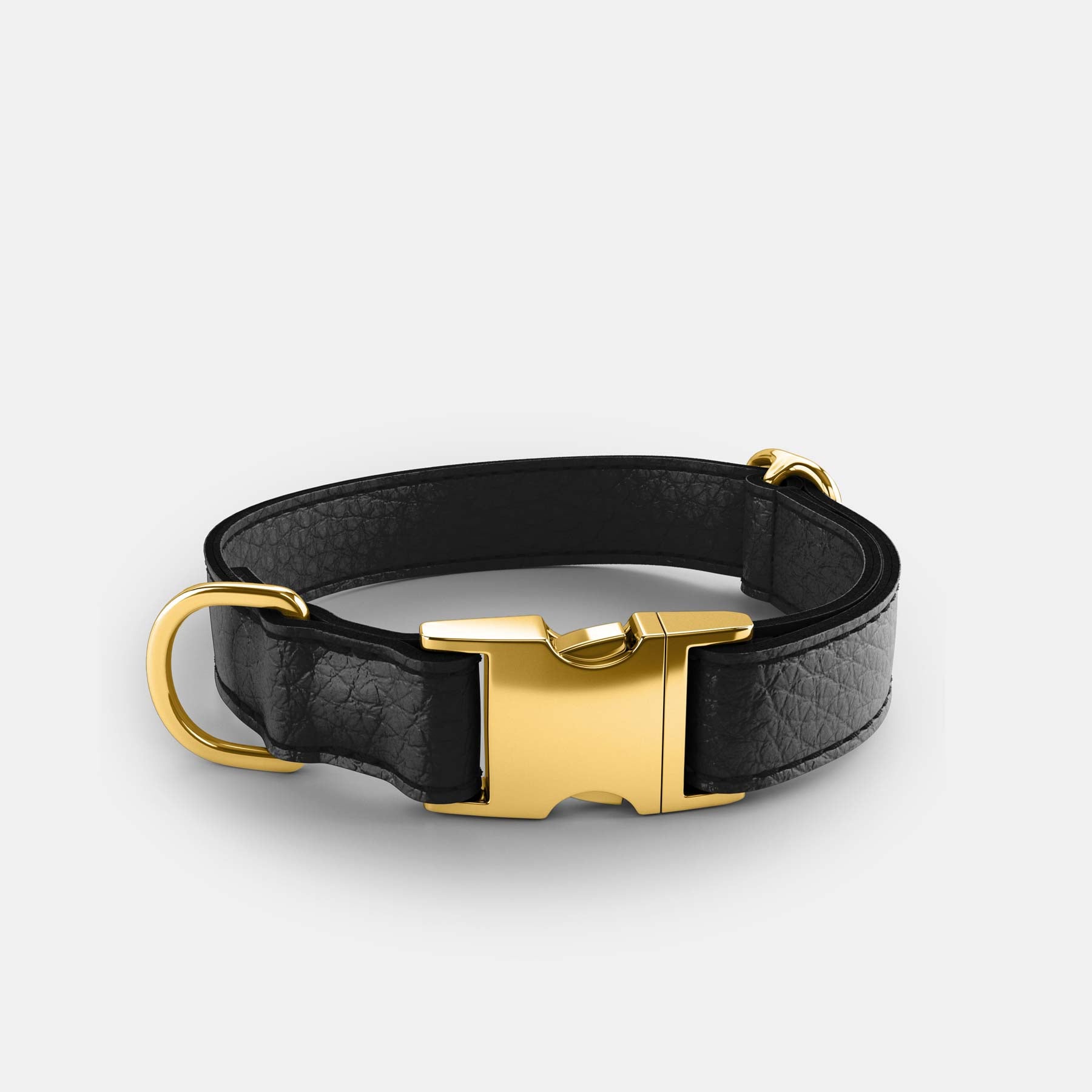 Leather Dog Collar - Black - RYAN London