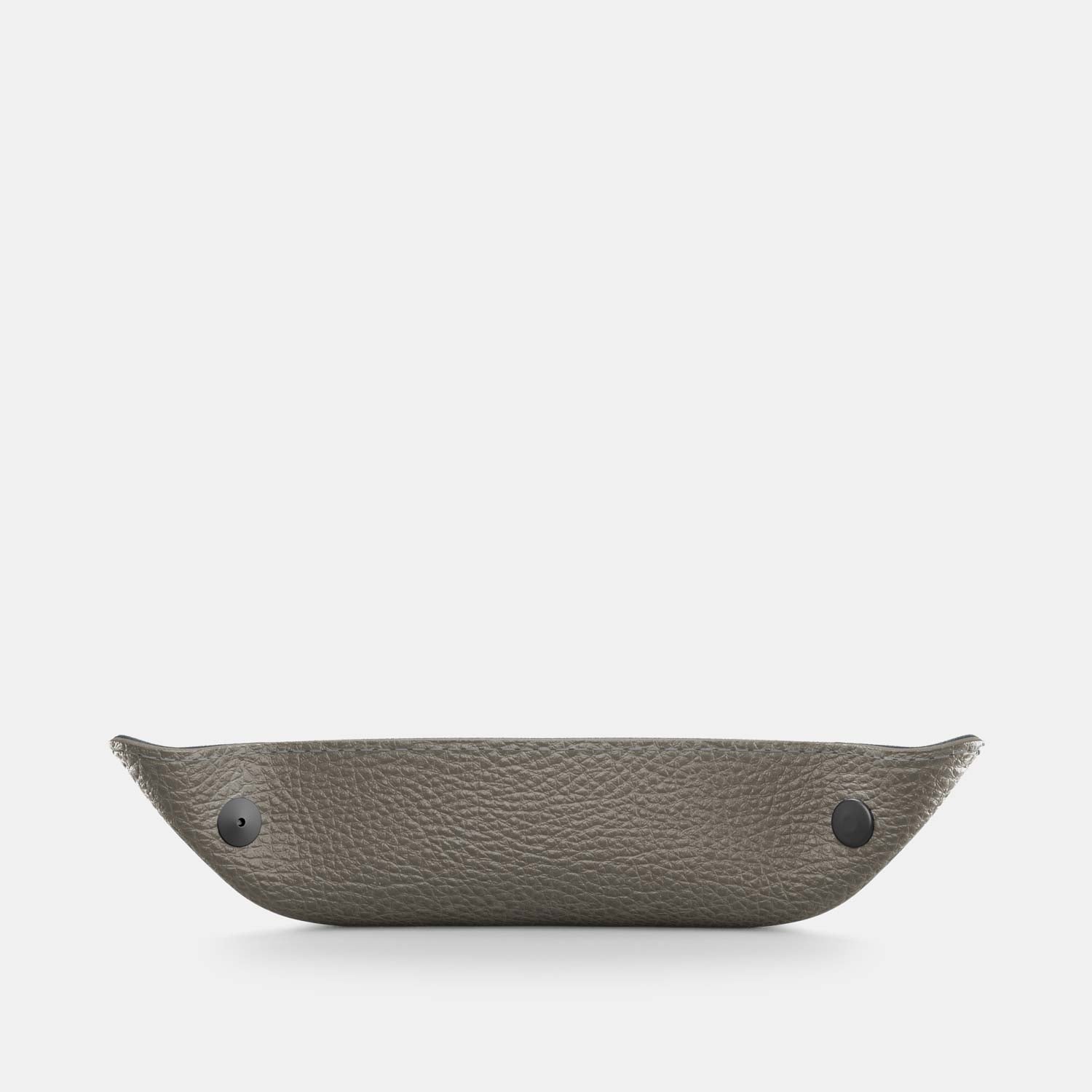 Leather Catch-all Tray - Grey and Grey - RYAN London