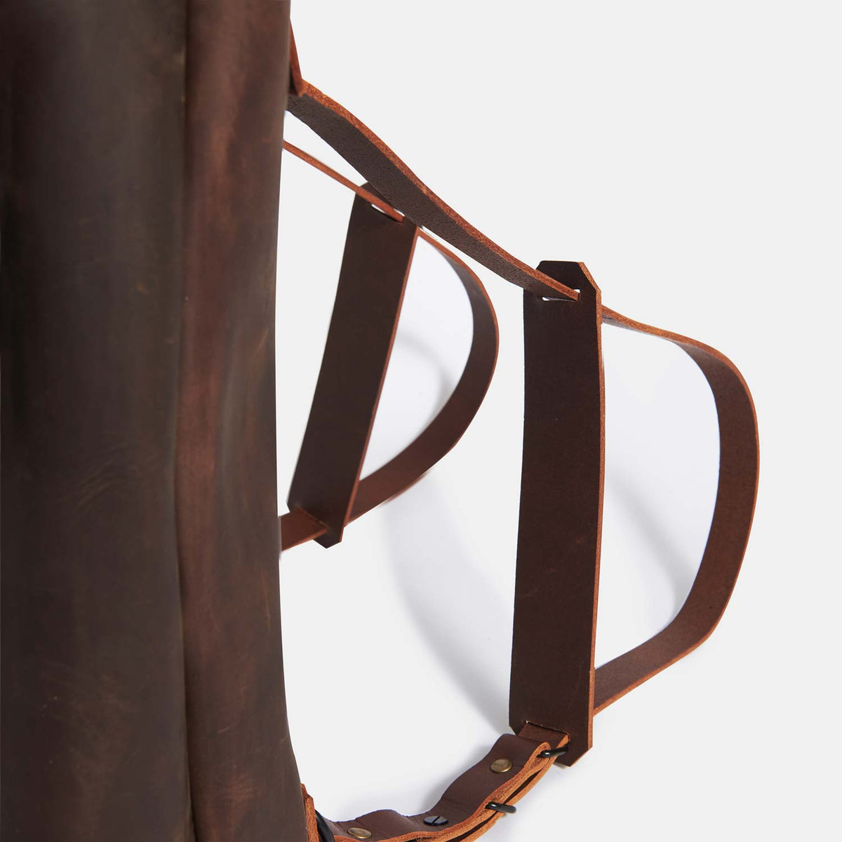 Leather Backpack - Dark Brown - RYAN London