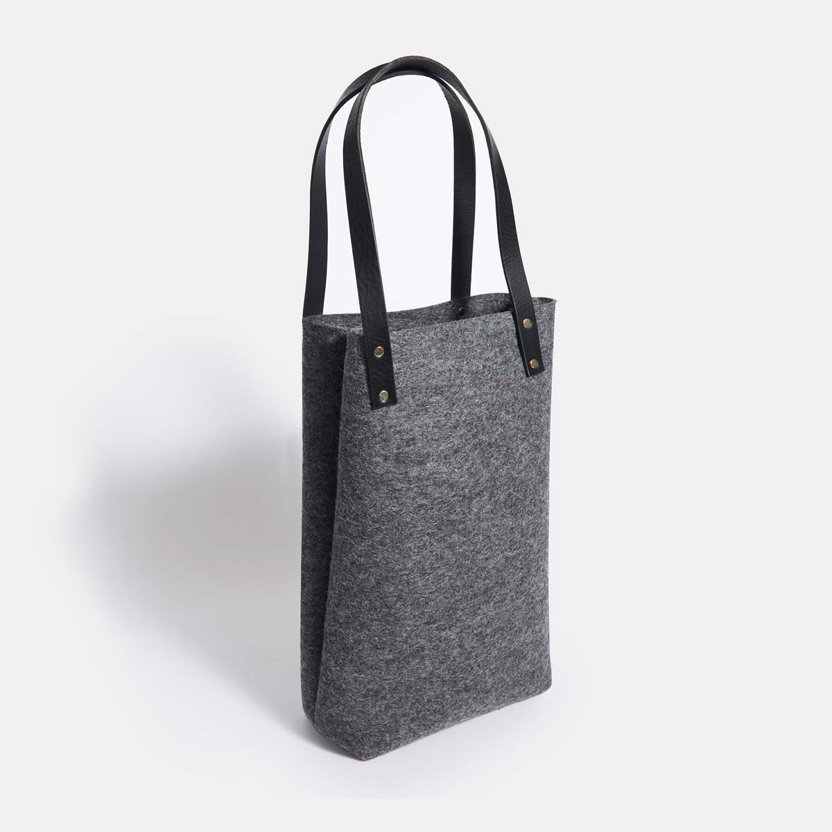 Tall Wool Felt Tote - Grey - RYAN London