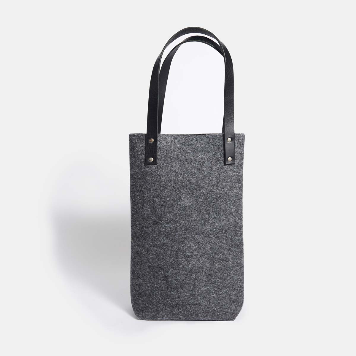 Tall Wool Felt Tote - Grey - RYAN London