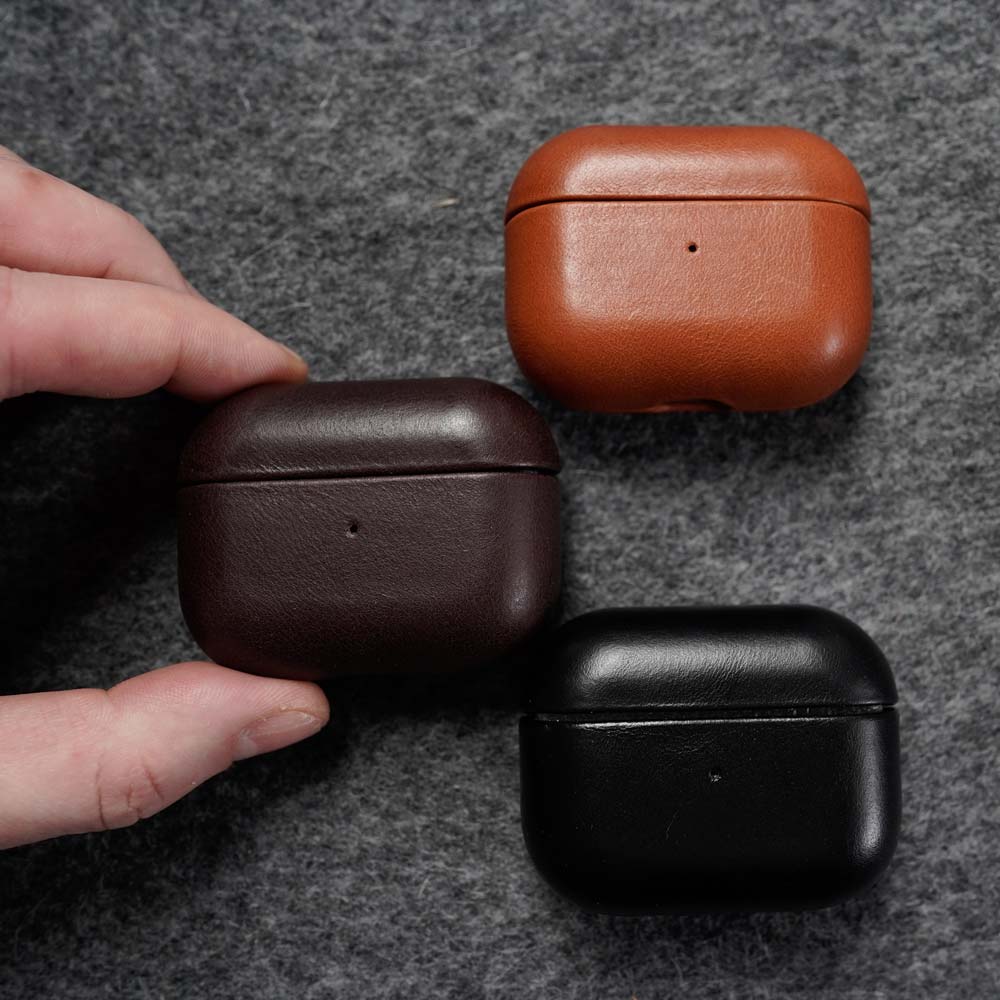 Leather AirPods (3rd Generation) Case - Dark Brown - RYAN London