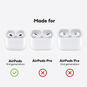 Leather AirPods (3rd Generation) Case - Black