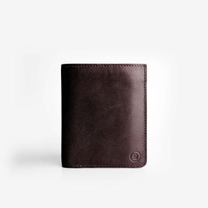 Super Slim Bi-fold wallet - Dark Brown