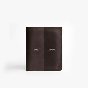 Super Slim Bi-fold wallet - Dark Brown