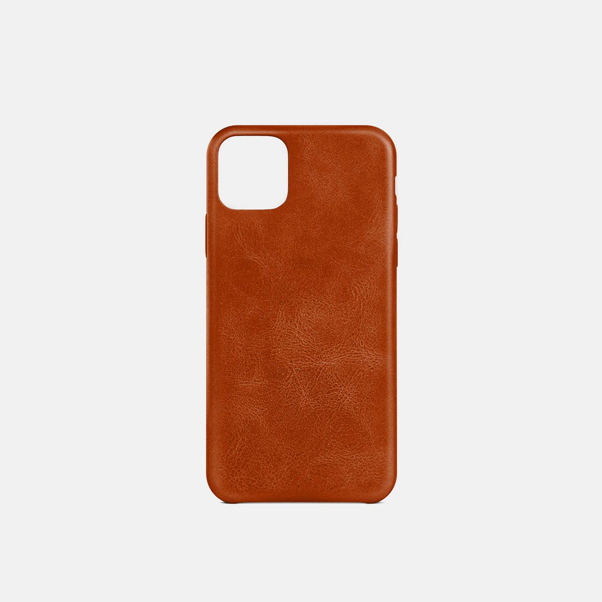 Leather iPhone SE 2020 and SE 2022 Shell Case - Saddle Brown - RYAN London