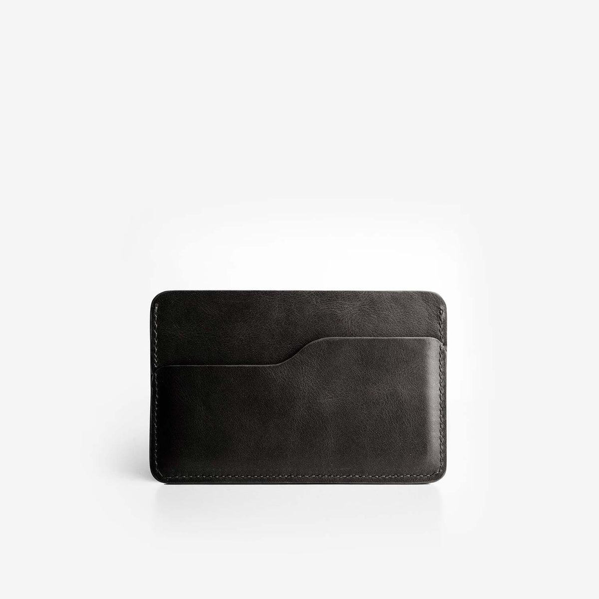 Leather Slim Cardholder - Black - RYAN London
