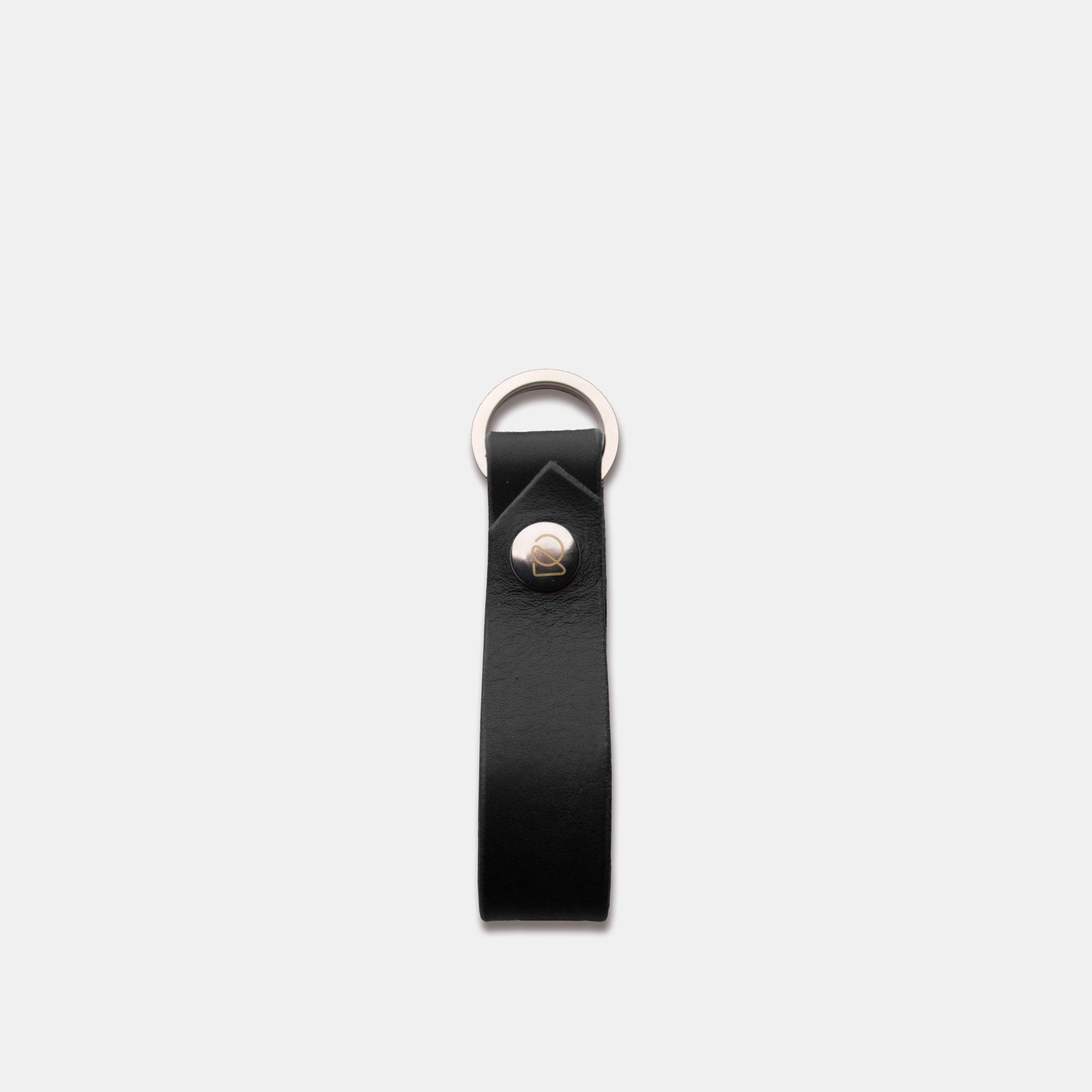 Leather Key Fob - Black - RYAN London