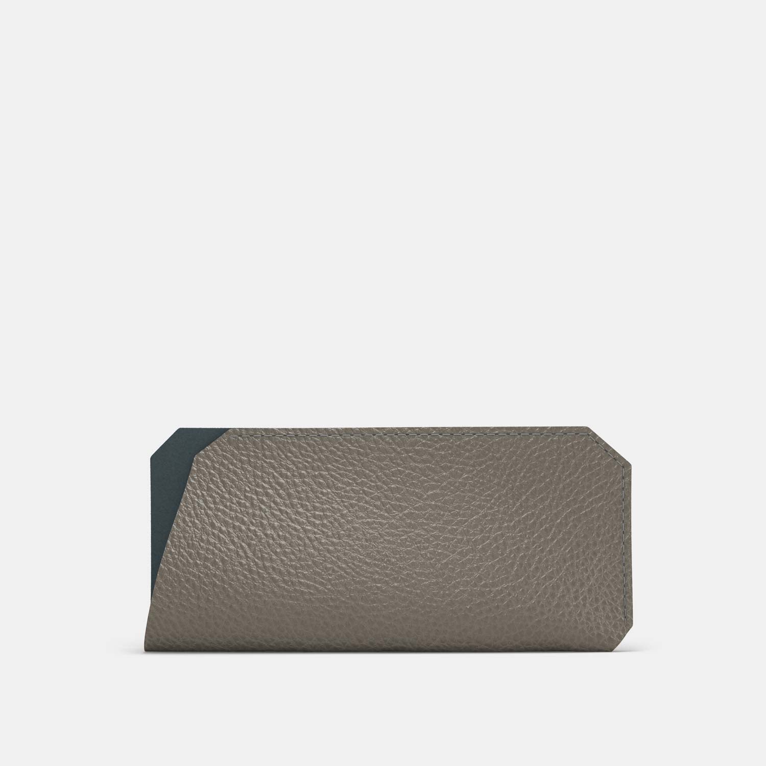 Leather Sunglasses Case - Grey and Grey - RYAN London