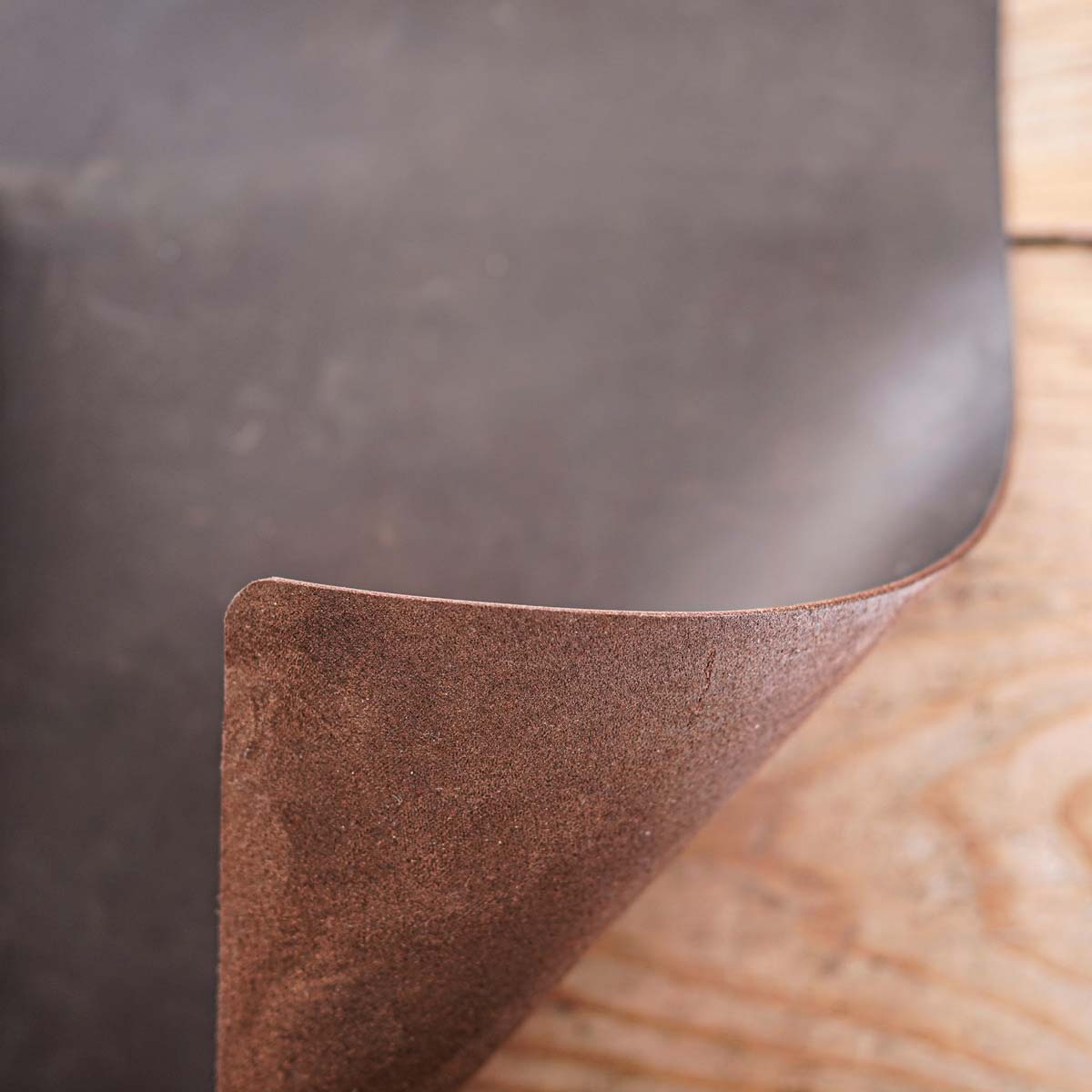 Leather Desk Mat - Dark Brown - RYAN London