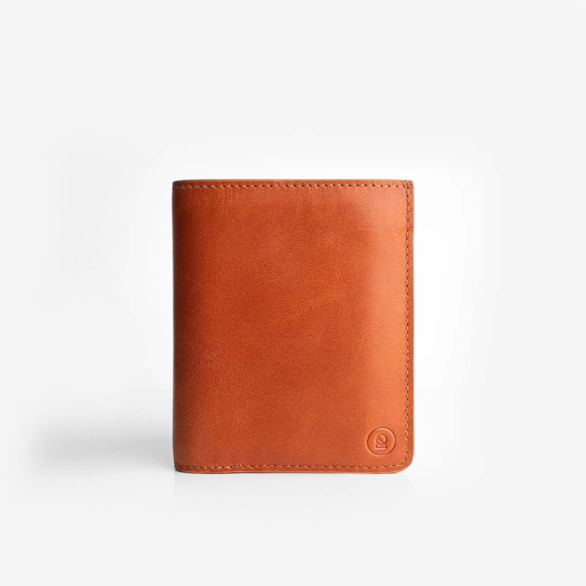Leather Carry-all Wallet - Avocado Green and Orange - RYAN London