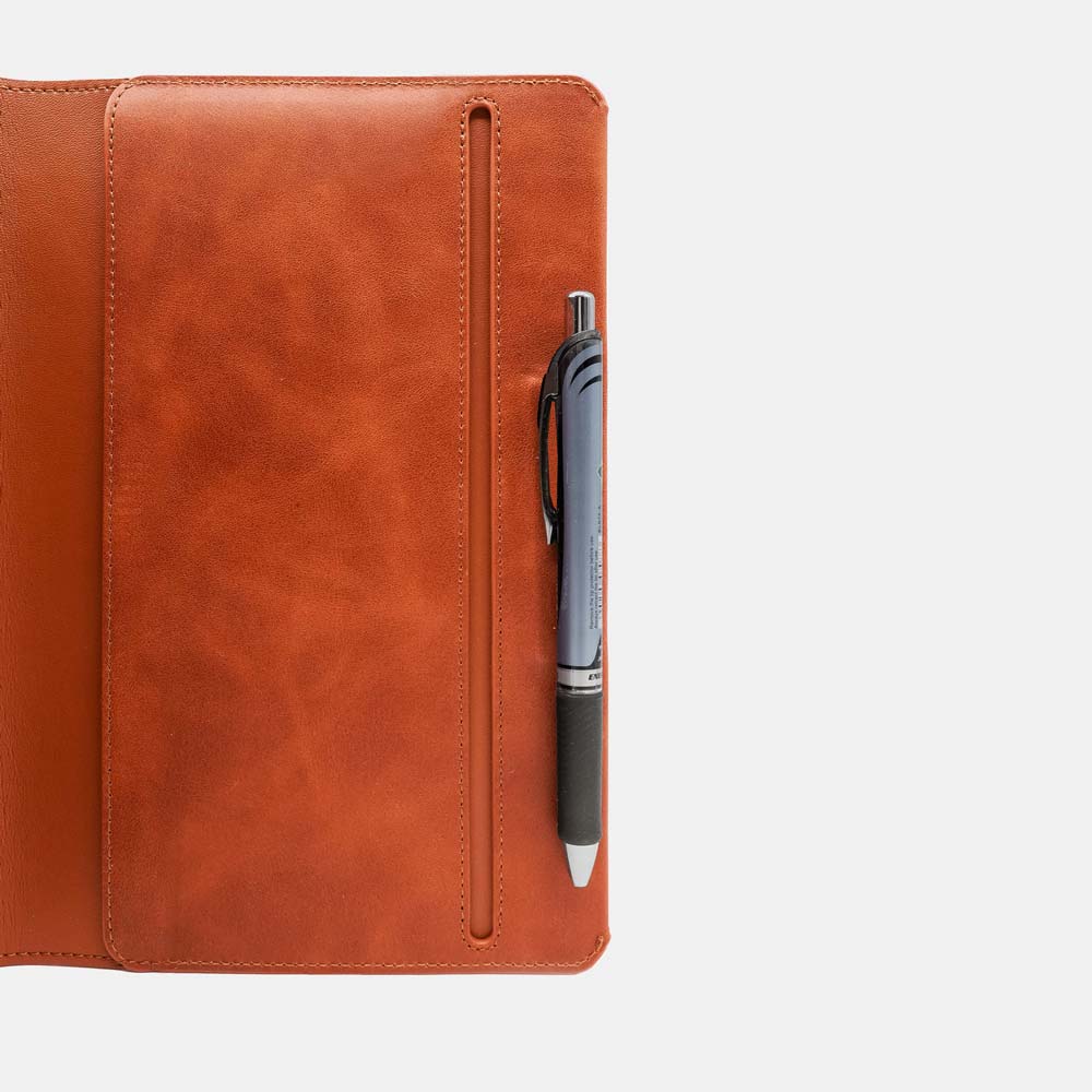 Moleskine Notebook Cover - Saddle Brown - RYAN London