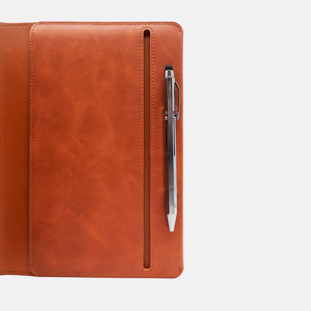 Moleskine Notebook Cover - Saddle Brown - RYAN London